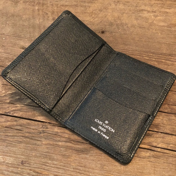 Louis Vuitton Epi Noir Pocket Organiser